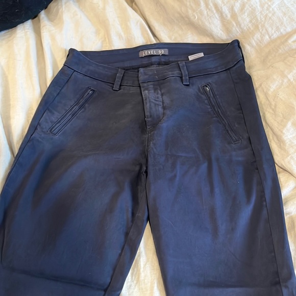 Level 99- so comfortable like new ankle pants navy - Picture 1 of 5
